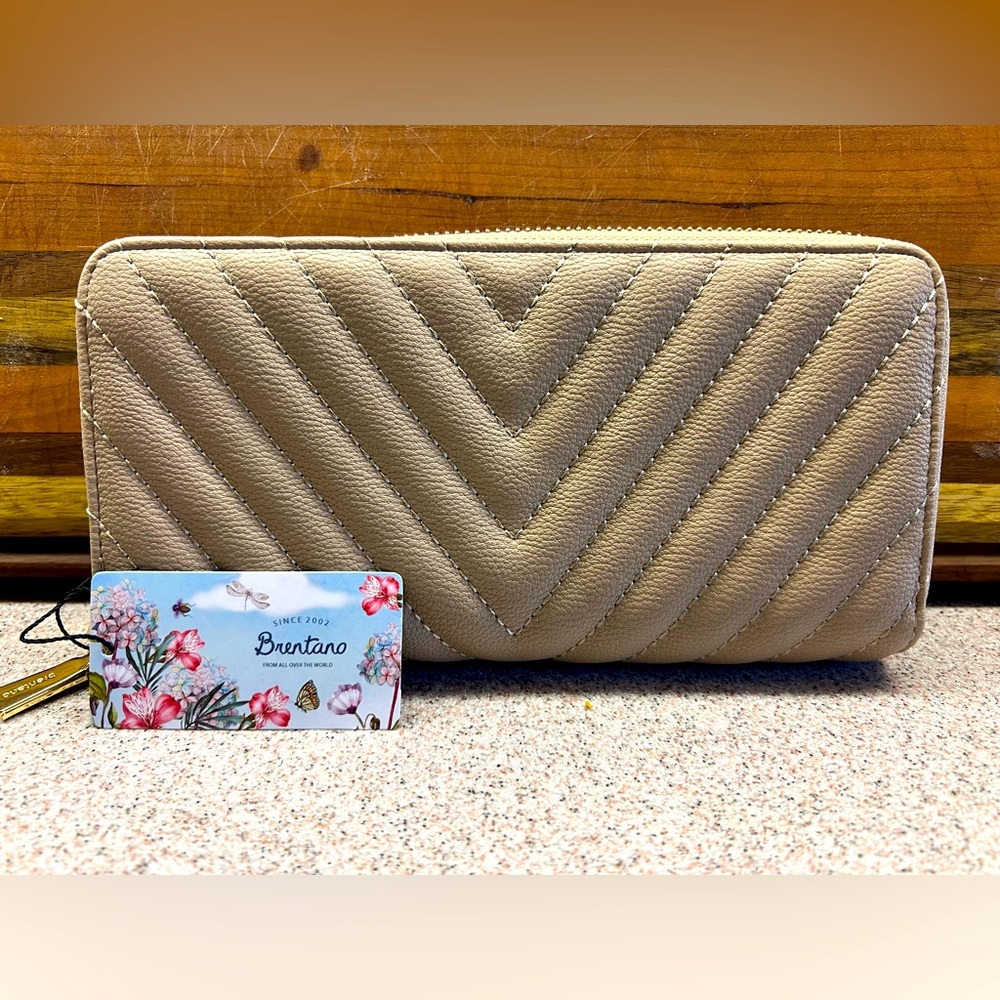 Brentano Wallet in Beige - NWT